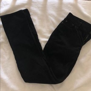 J. Crew Black Corduroy Pants